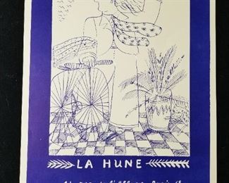 Lot # 40 ~ Smaller Original 1978 Paris Art Exhibit Lithographic Poster Greek Artist ALEKOS FASSIANOS "LA HUNE" ~ 13" x 19.5"