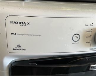 Maxima X Steam Electric Dryer with sensor drying - High efficiency