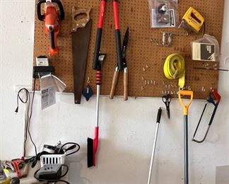 Yard tools, various misc. tools
