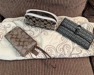 Coach Zip Around Wallet Wristlet, Wallet, Zip Around Multi-function  Bag