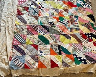 unfinished quilt