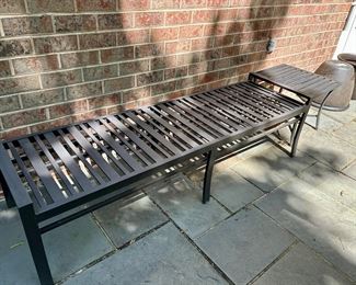Summer Classics Aluminum Bench 