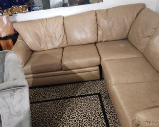 leather sectional