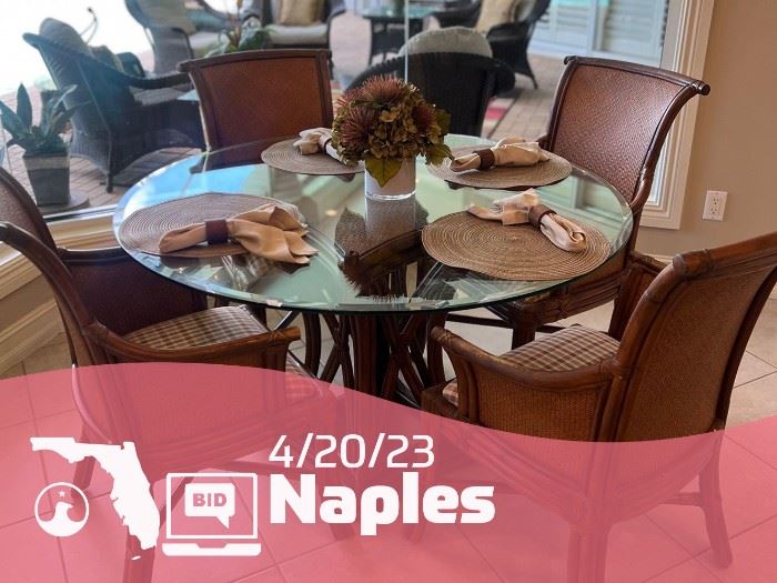 From Couches To Cutlery Naples Online Auction... starts on 4/12/2023