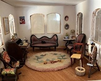 items in photo are dollhouse miniatures
