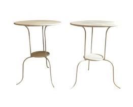$60 USD       Pair of White IKEA LINDVED Metal End Tables SO171-47    Description: Classic style with neat, curved legs and a small extra shelf under the table top. This table goes just as well next to the sofa as by the bed. Lightweight yet stable, so it´s easy to move around.

Dimensions: 20 x 20 x 26.5 in

Condition: Good condition.  Used solely for home staging.  Please check photos for nicks or wear.  We do our best to disclose any flaws.  

Location: Local pick up NW Washington, D.C.  Contact us for shipper suggestions.    https://goodbyhello.com/products/pair-of-white-metal-end-tables-so171-47?_pos=29&_sid=b8df54176&_ss=r