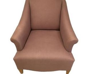 $200 USD     Rose Mauve Swoop Arm Chair HR177-38     Description: This side chair is versatile enough to add extra seating to your living room. It's crafted with a solid wood frame that sits on straight legs. It has a sleek silhouette with recessed arms and a tight back that add to its modern look. 
Dimensions: 30 x 30 x 32"H
Condition: Very good condition
Local pick up NW Washington, D.C.  Contact us for shipper suggestions.     https://goodbyhello.com/products/chair-hr177-38?_pos=6&_sid=f3a74cf28&_ss=r