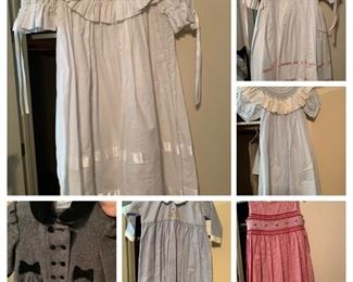 Just a few more  of the  dozens  of girl's  clothes.  