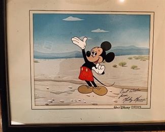 Walt  Disney  Mickey  Mouse  animation  cell