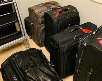 very nice  slightly used  modern  luggage