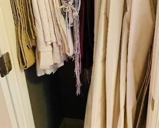 Besides the  unused  9  ft  curtain panels  we have several  curtain panels  still  in the  wrapping