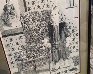 Ed Reaume  signed  print