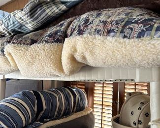 DOG BEDS, DISHES, TREAT JARS