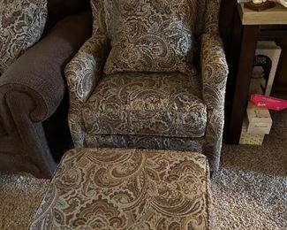 NICE CHAIR & OTTOMAN