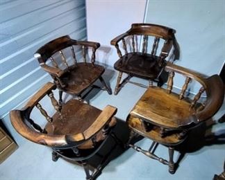 4 captains chairs 