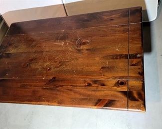 Folding coffee table 031583
54x24x18
54x40x18 with sides up