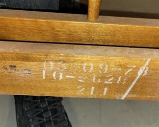 Code on twin bed frame