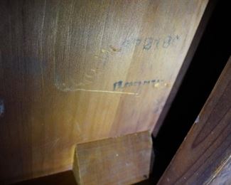 Stamp and code of the old tavern dining table 4-6-10 seats