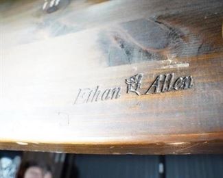 Stamp under Wooden 3 Seat Bench