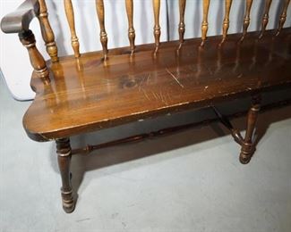 Wooden 3 Seat Bench