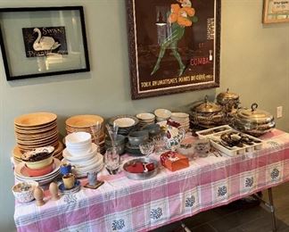 There are a number of dishware items in this sale as well.