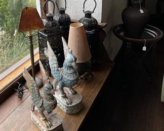 There are lots of table-top or window-sill figurines, like these.