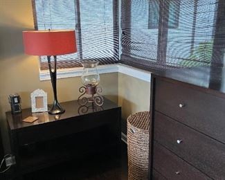 In the same room as the dresser is a smaller cabinet.  You can decide what role it plays.