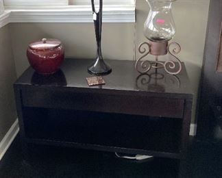 This is view of the night stand that could be yours.