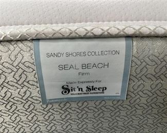 This mattress set was old from Sit 'n Sleep in Seal Beach.
