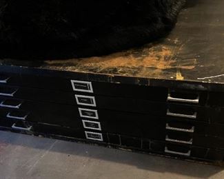 This is a somewhat unique cabinet for relatively flat things.