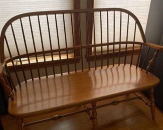 Wooden bench