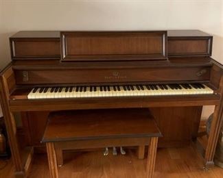 Story & Clark piano and bench