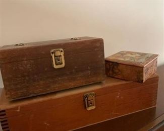 Wooden boxes