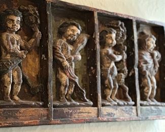 Hand carved Italian "Four Seasons".