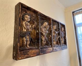 Hand carved Italian "Four Seasons".