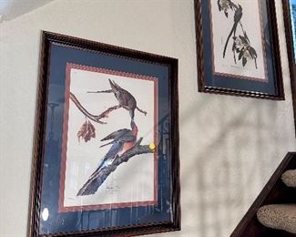 Old Mission Gallery Audubon numbered prints.