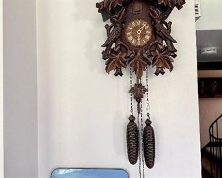 Working cuckoo clock purchased in the Black Forest (working).