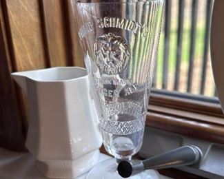 Ginger ale glass, Philip Schmidt's, Toledo, OH.