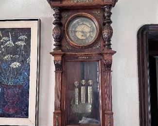 Antique clock from Vienna (working).