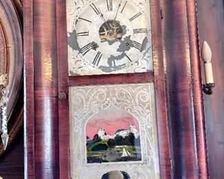 Antique mantel clock (working).