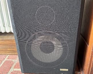 Vintage Fisher speakers.