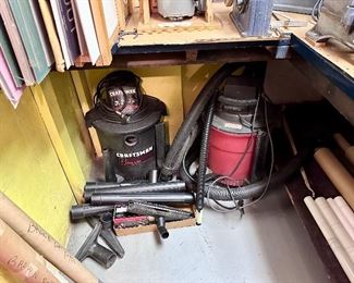 Craftsman shop vacs.