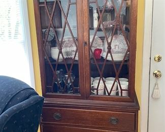 small vintage china hutch
