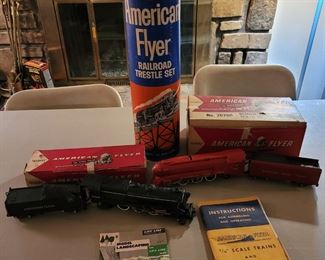 Vintage American Flyer Train Set