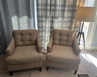 Pair of Lovely Fabric Chairs