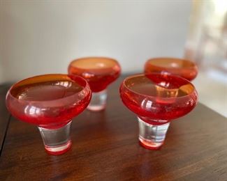 1950's Orrefors Sven Palmqvist hand blown Glasses