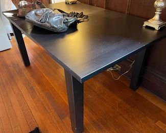 DINING TABLE WITH BUILT IN EXTENSIONS 