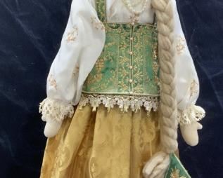 Handmade Imperial Russian Costume Doll
