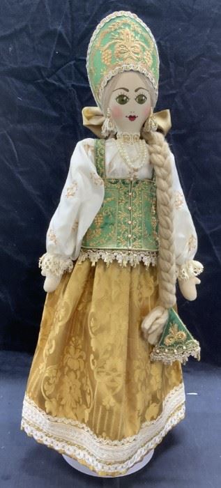 Handmade Imperial Russian Costume Doll
