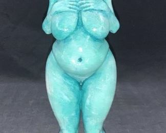 Eric PETA Signed Plaster Venus Of Willendorf
